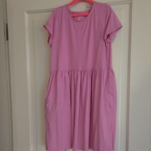 Primary Pink Kids Casual Dress